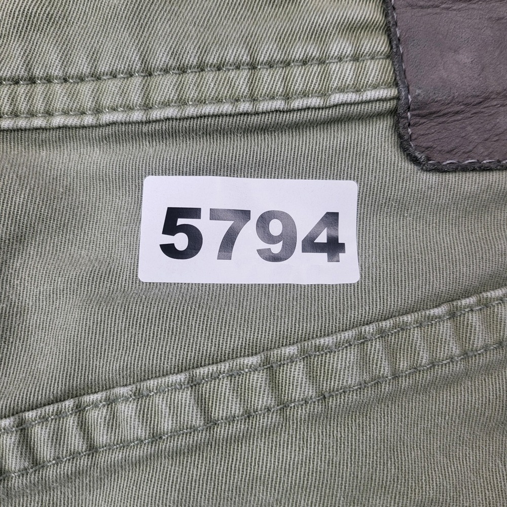 AG Adriano Goldschmied The Matchbox Jeans Mens 32x30 Light Green Slim Straight - Picture 9 of 9